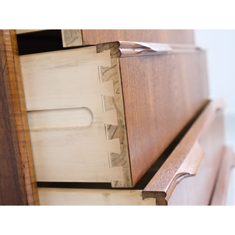 Vintage Danish chest of 7 drawers in teak