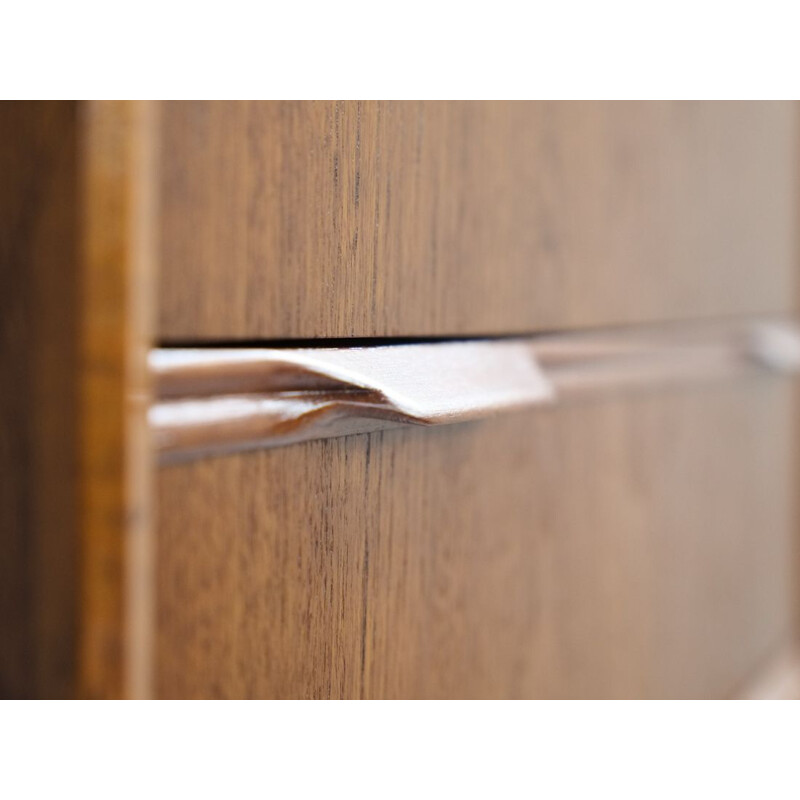 Vintage Danish chest of 7 drawers in teak