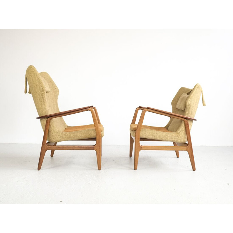 Set of 2 vintage easy chairs by Aksel Bender Madsen for Bovenkamp