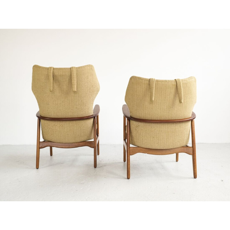 Set of 2 vintage easy chairs by Aksel Bender Madsen for Bovenkamp