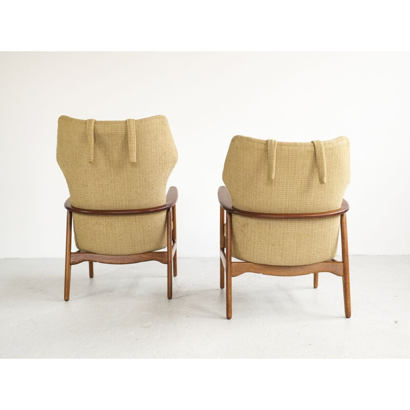 Suite de 2 fauteuils vintage par Aksel Bender Madsen pour Bovenkamp
