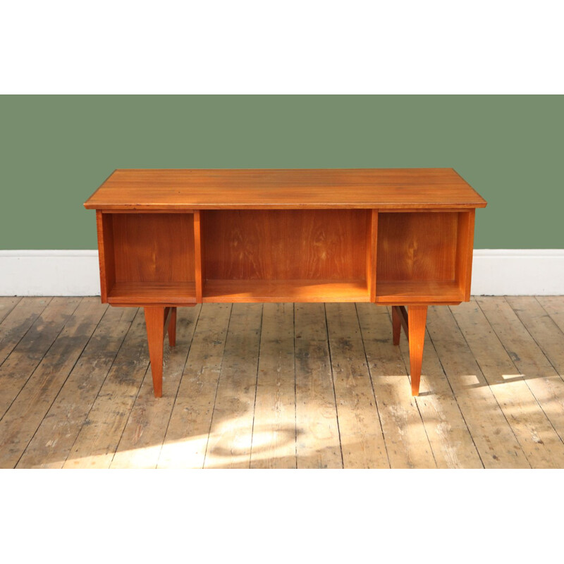 Vintage scandinavian desk in teak from the 60s