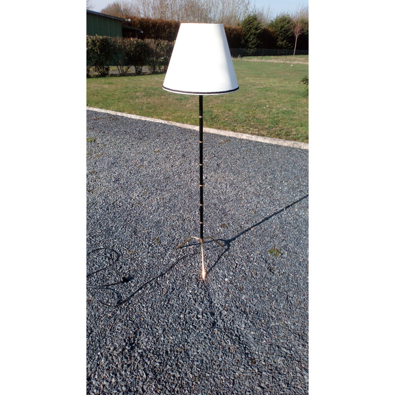 Vintage floorlamp by Jacques Adnet 1950