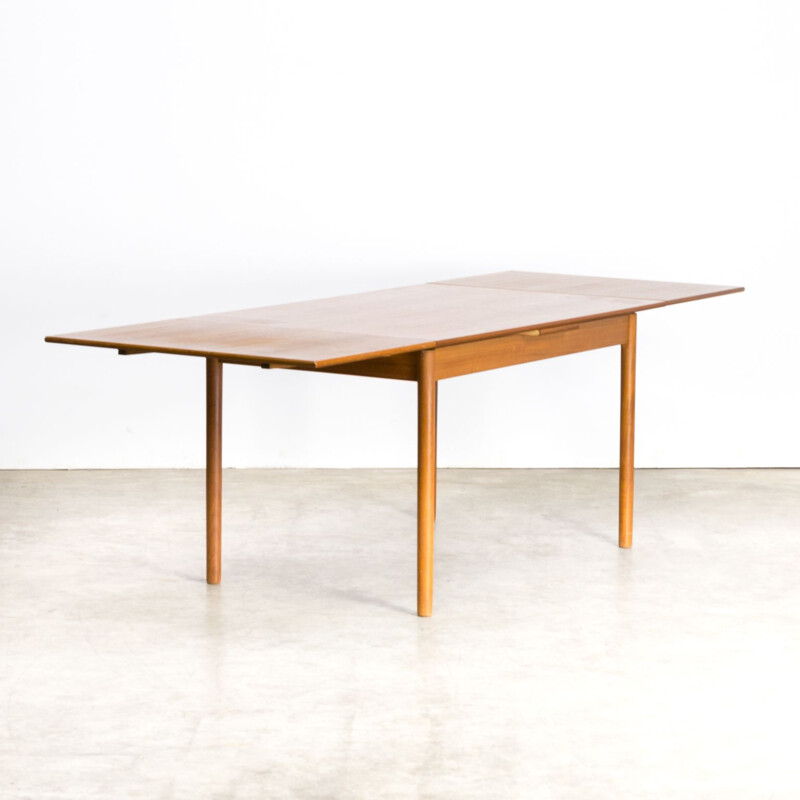 Table vintage extensible en teck