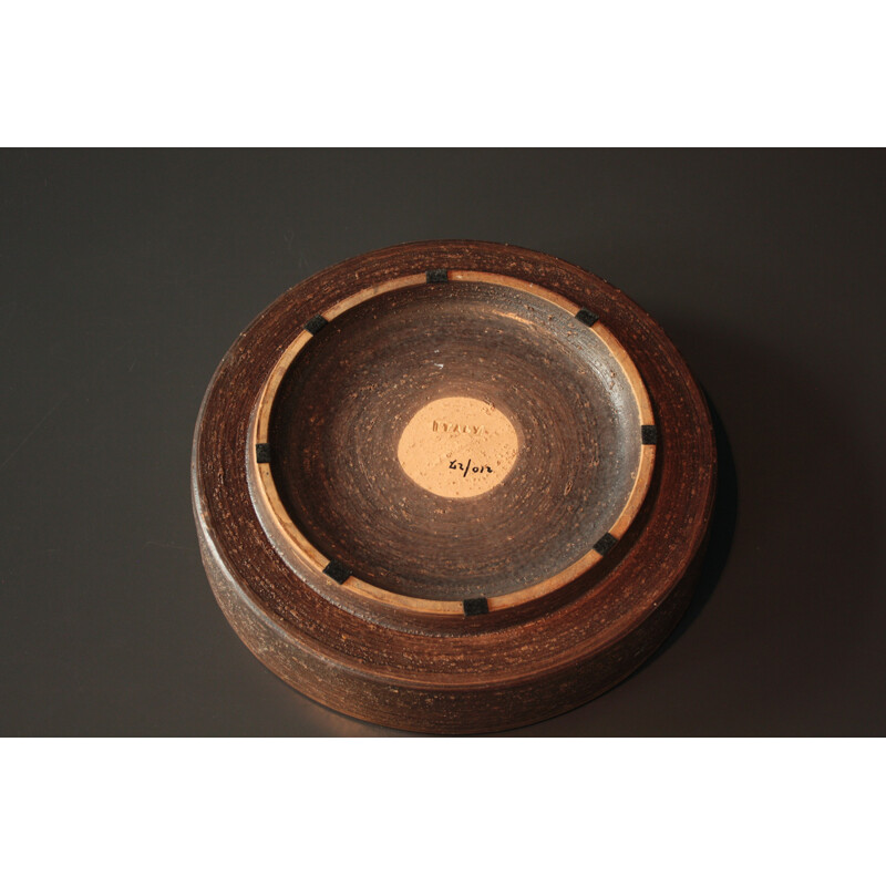 Italian vintage ceramic bowl, Aldo LONDI - 1960s