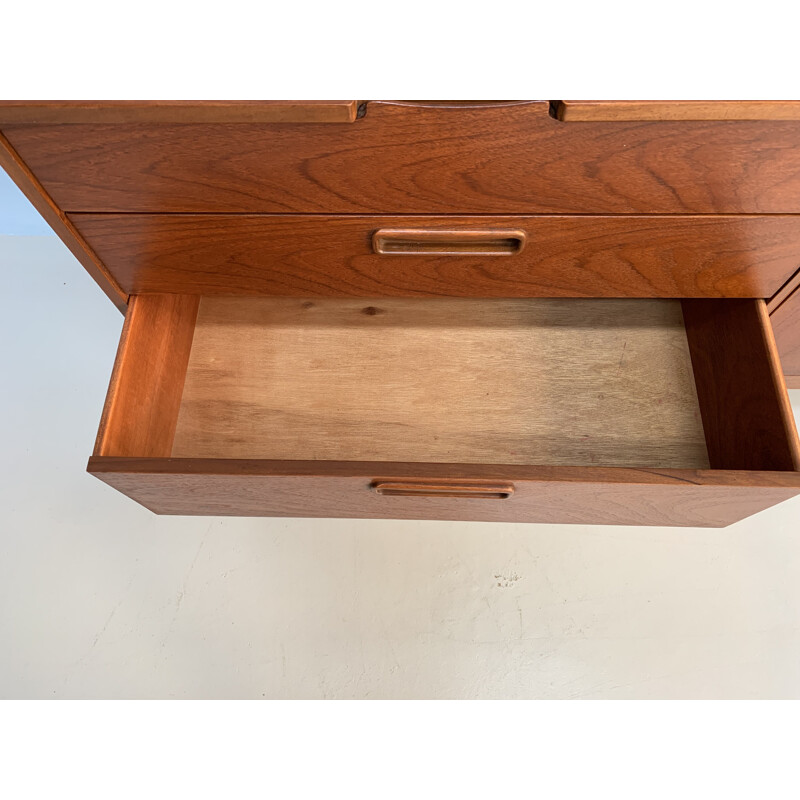 Vintage teak sideboard 3 drawers