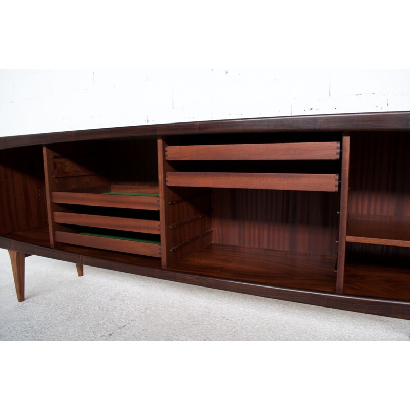 Vintage scandinavian sideboard for Skive in rosewood 1960