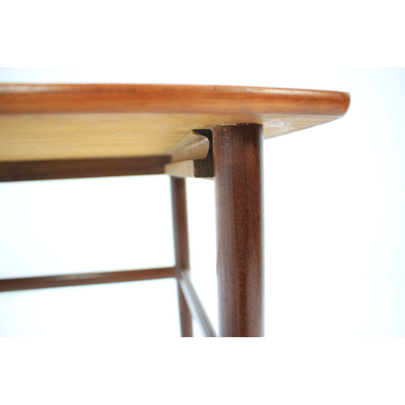 Vintage german nesting tables in teak 1960