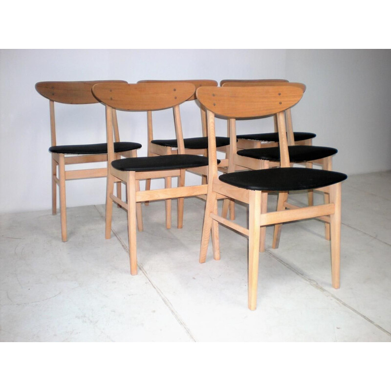 Set of 6 chairs by Farstrup, model 210