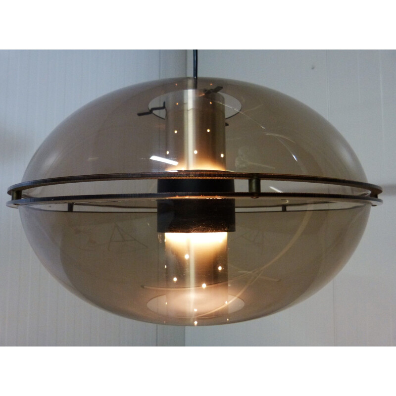 Suspension vintage Orbiter sphère B-1151 par Raak