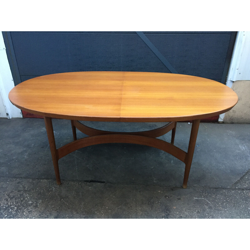 Vintage dining table Jacques Hauville 