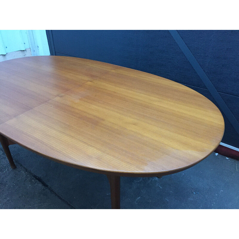 Vintage dining table Jacques Hauville 