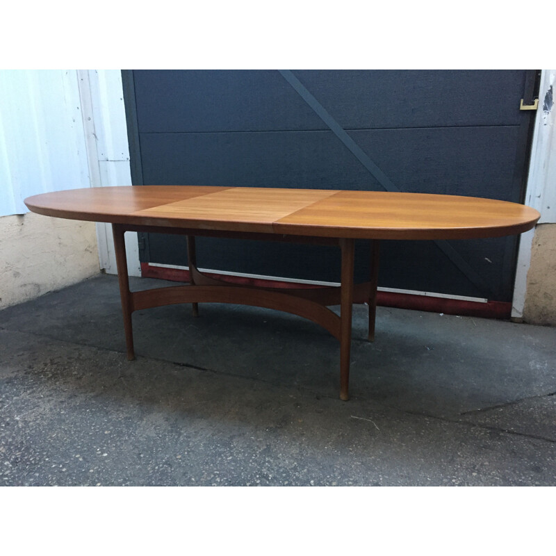 Vintage dining table Jacques Hauville 