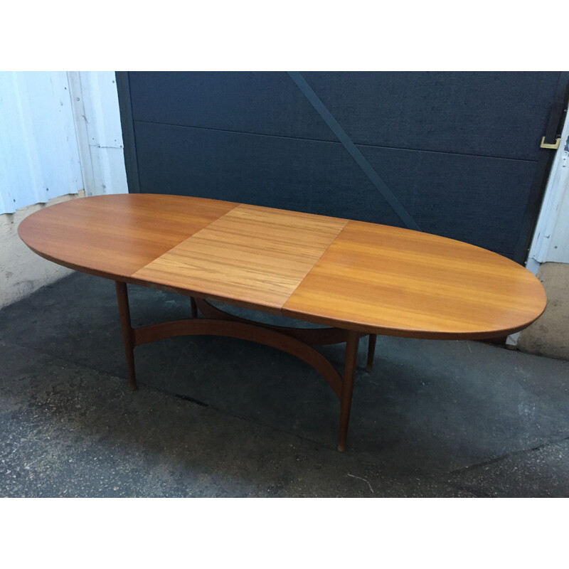 Vintage dining table Jacques Hauville 