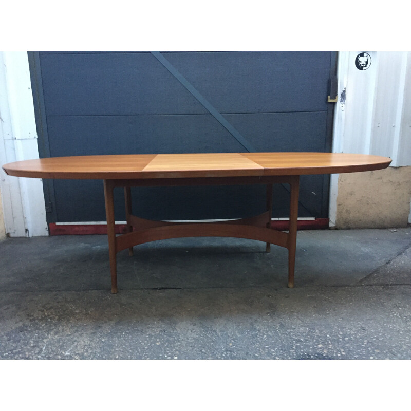 Vintage dining table Jacques Hauville 