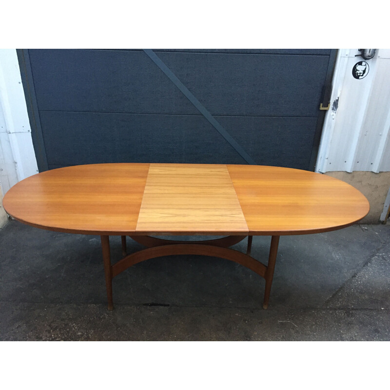 Vintage dining table Jacques Hauville 