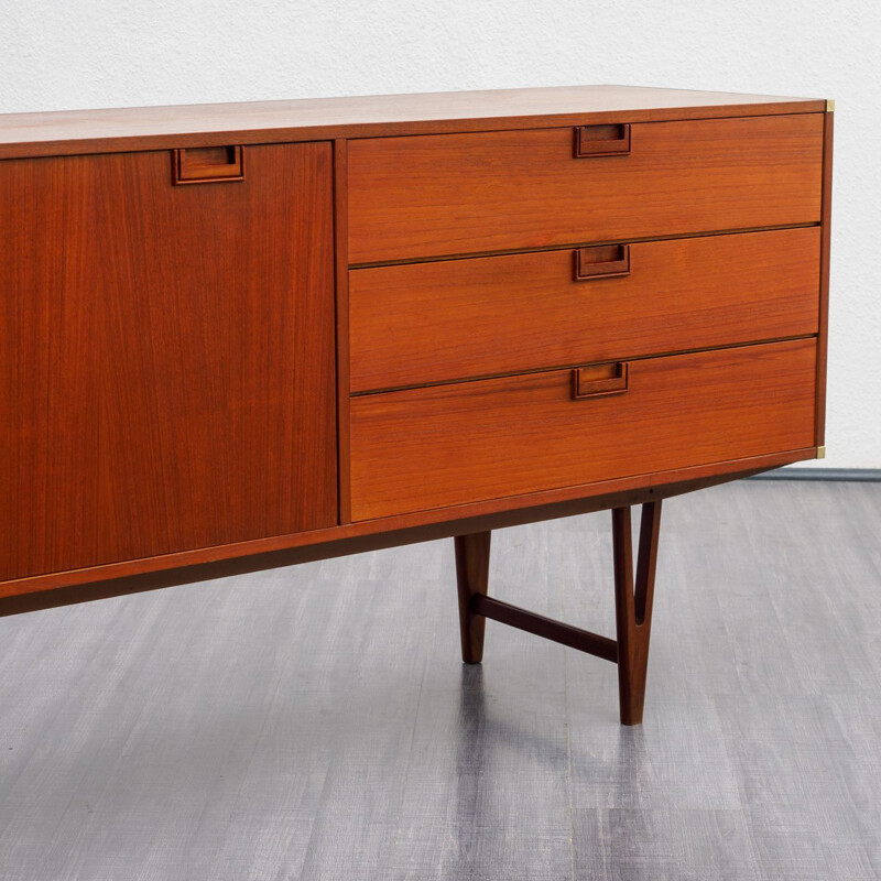 Vintage sideboard in teak by Fristho Franeker from the 50s