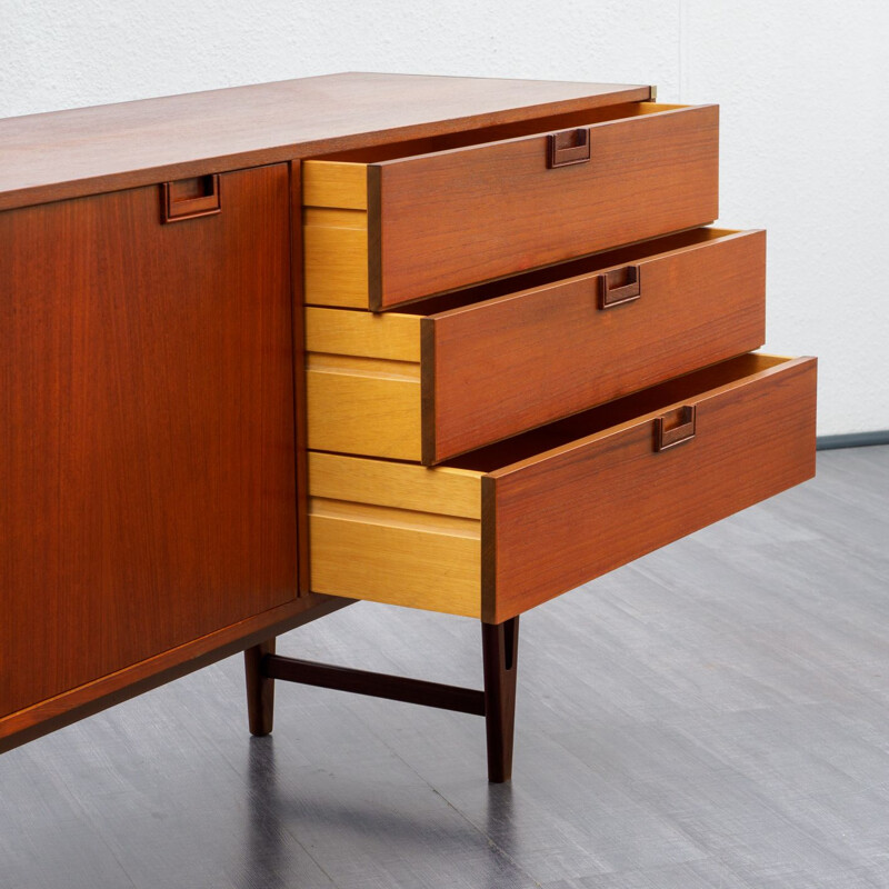 Enfilade vintage en teck par Fristho Franeker 1950