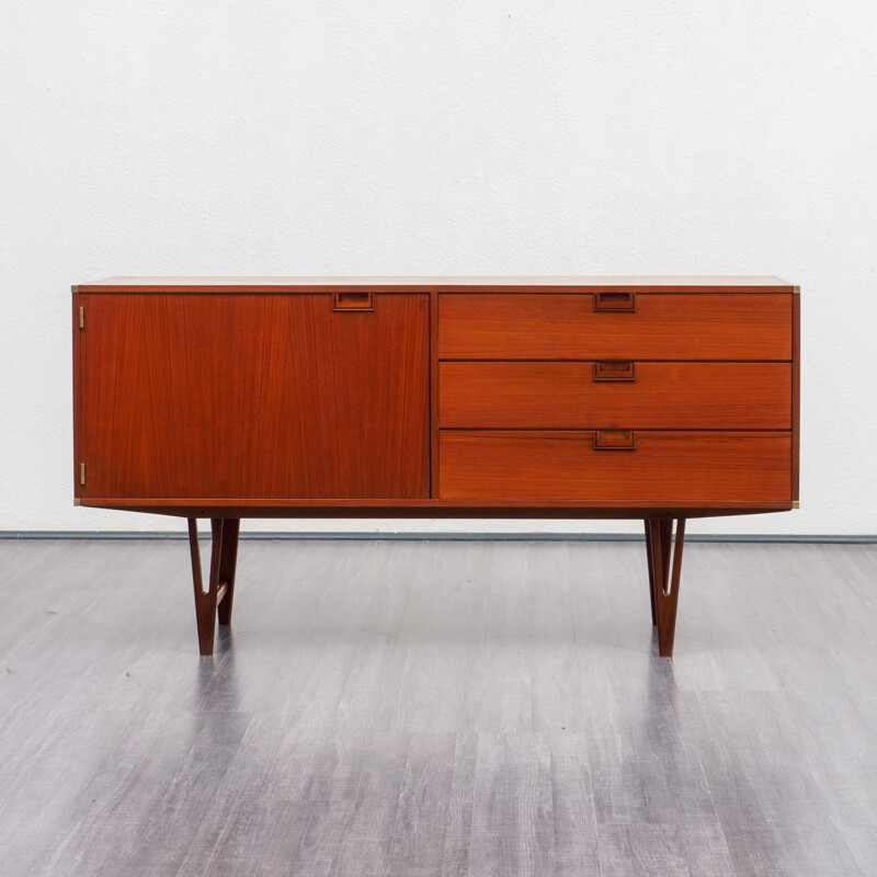 Vintage sideboard in teak by Fristho Franeker from the 50s