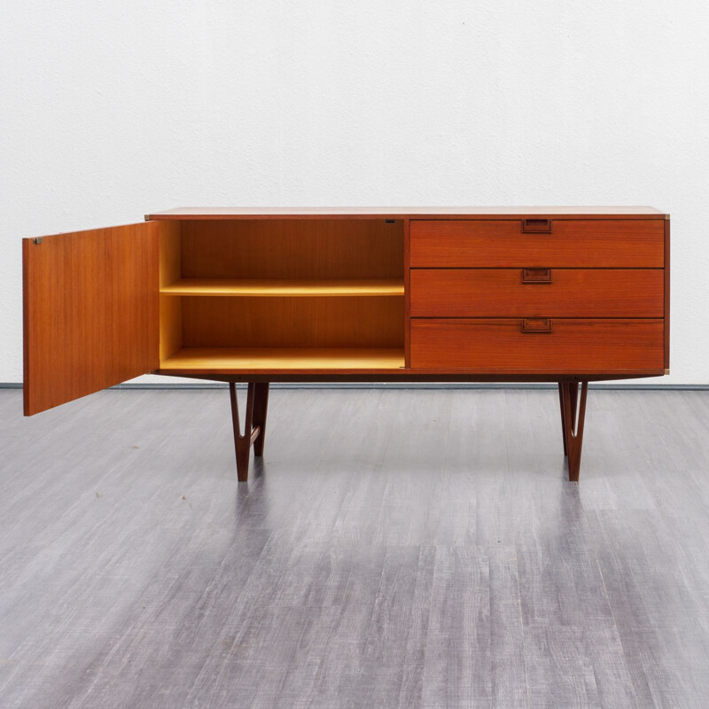 Vintage sideboard in teak by Fristho Franeker from the 50s