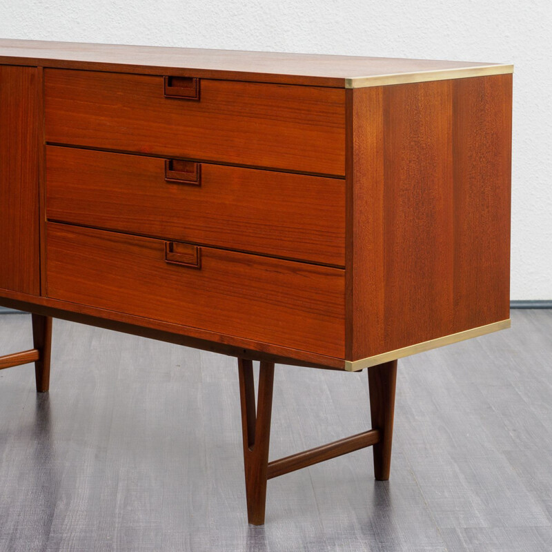 Vintage sideboard in teak by Fristho Franeker from the 50s