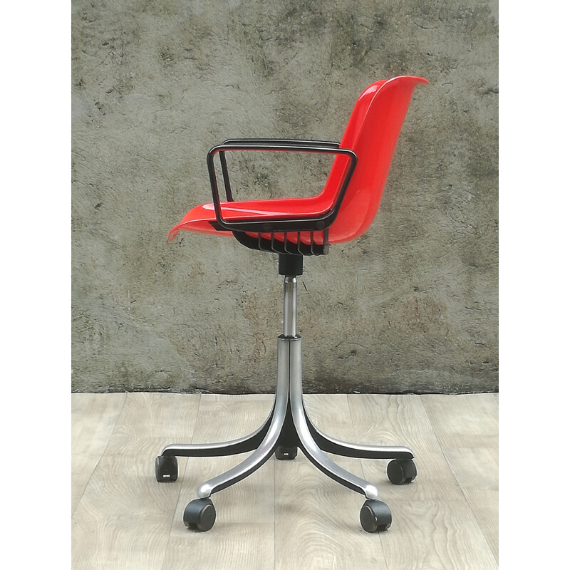 Vintage office chair Modus by Osvaldo Borsan for Tecno 1960 