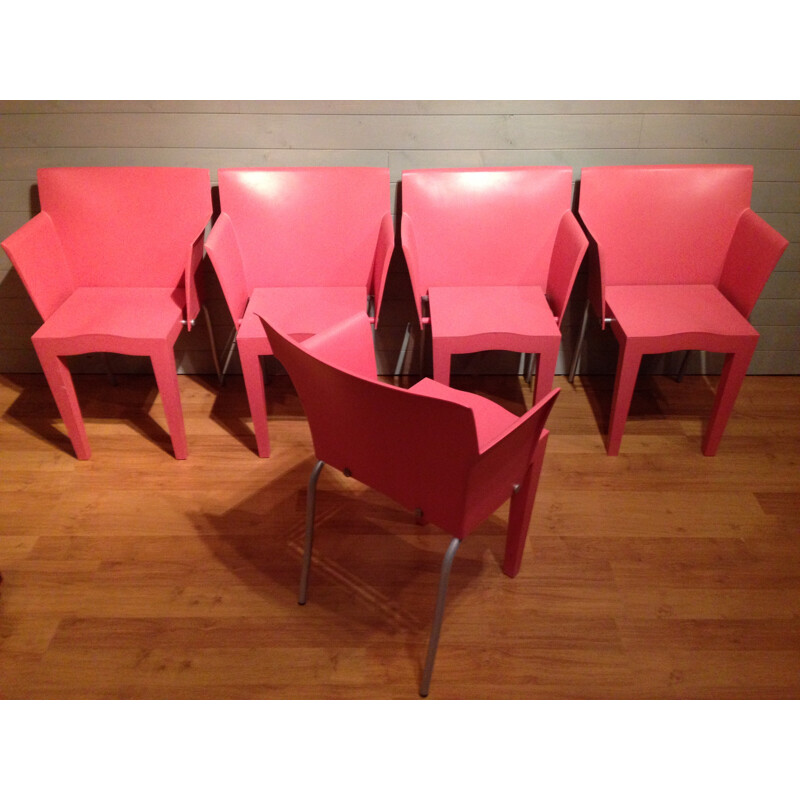 Pink plastic armchair, Philippe STARCK - 1990s