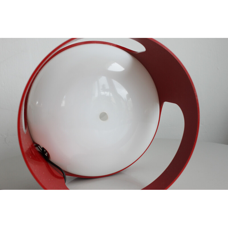 Red KD27 lamp by Joe Colombo for Kartell