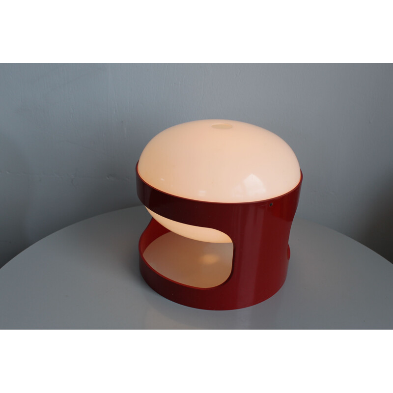 Red KD27 lamp by Joe Colombo for Kartell