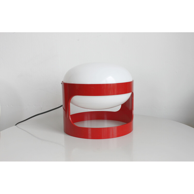 Red KD27 lamp by Joe Colombo for Kartell