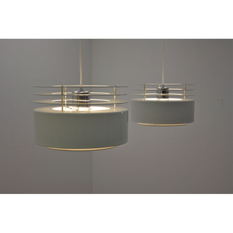 Pair of Hydra pendant lamps by Jo Hammerborg