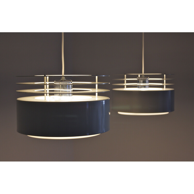 Pair of Hydra pendant lamps by Jo Hammerborg