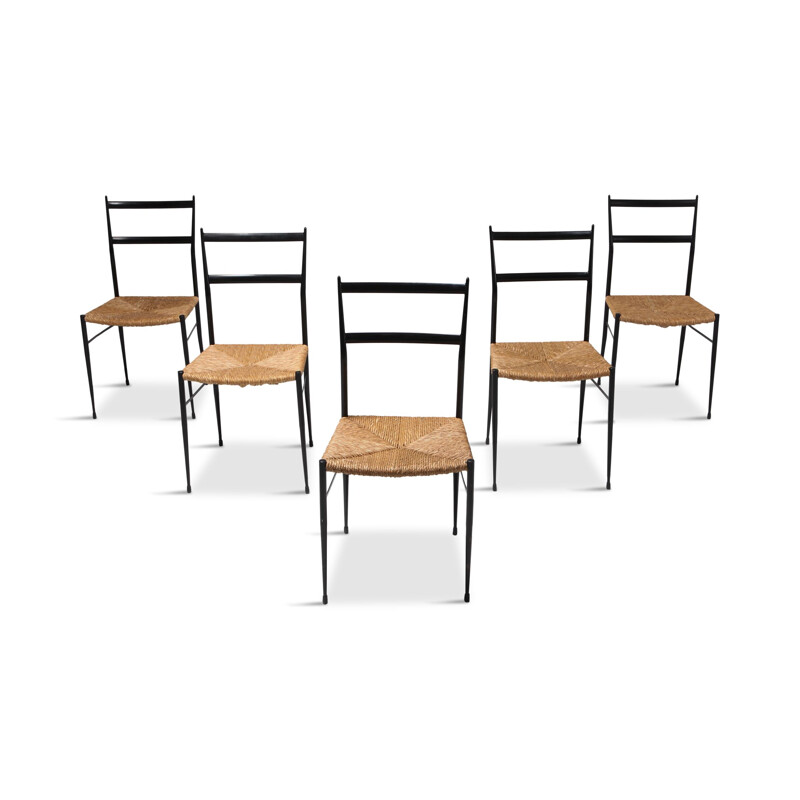 Set of 5 vintage Dining Chairs - 1969