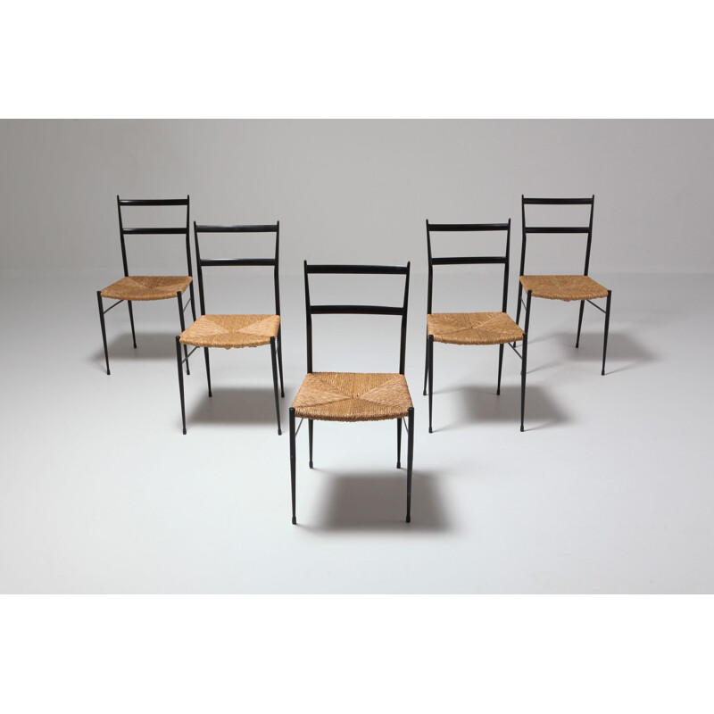 Set of 5 vintage Dining Chairs - 1969