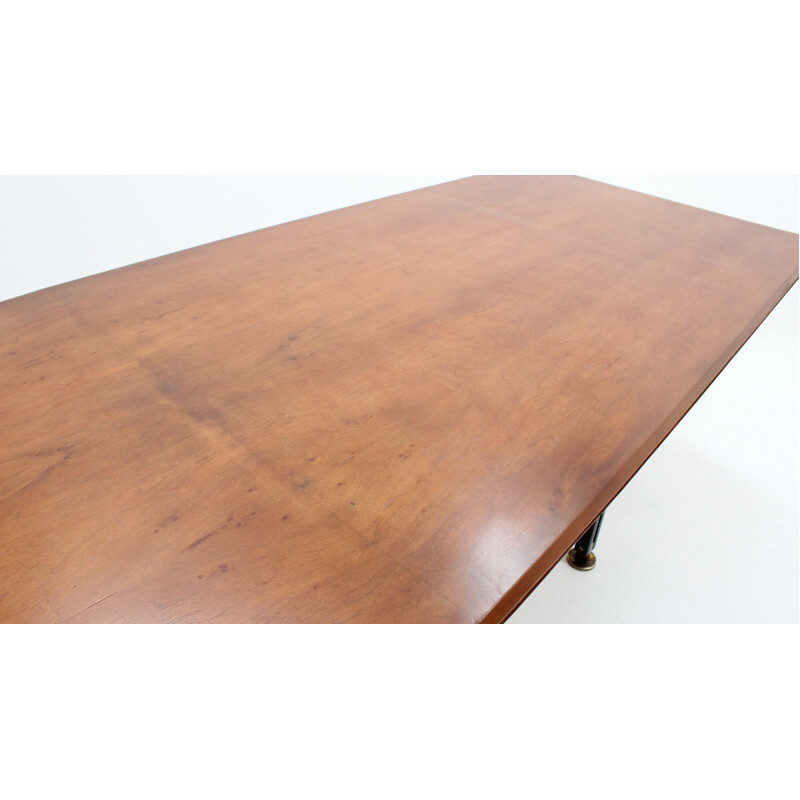 Vintage conference table, italian, 1950s