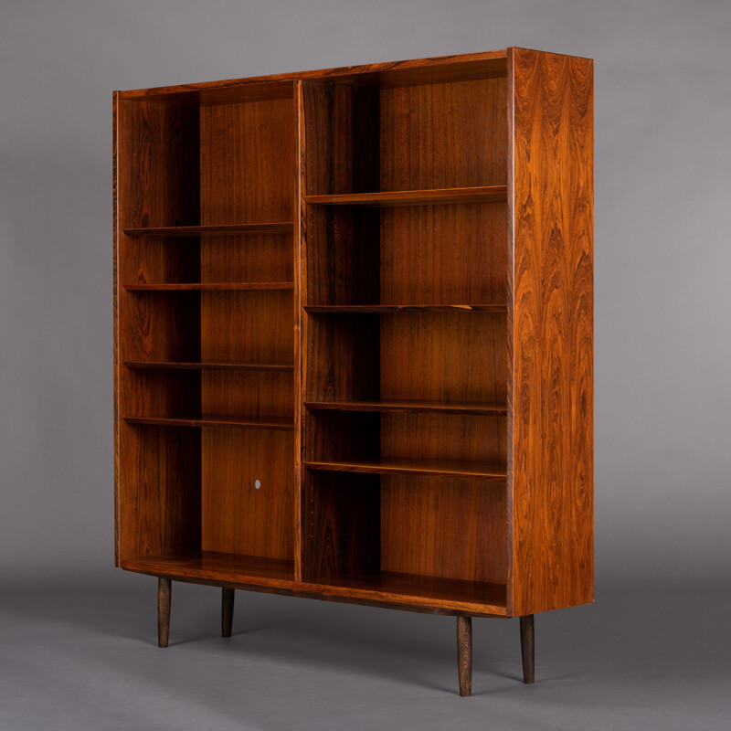 Vintage Bookcase in Rosewood by Poul Hundevad for Hundevad & Co, Danish, 1960s