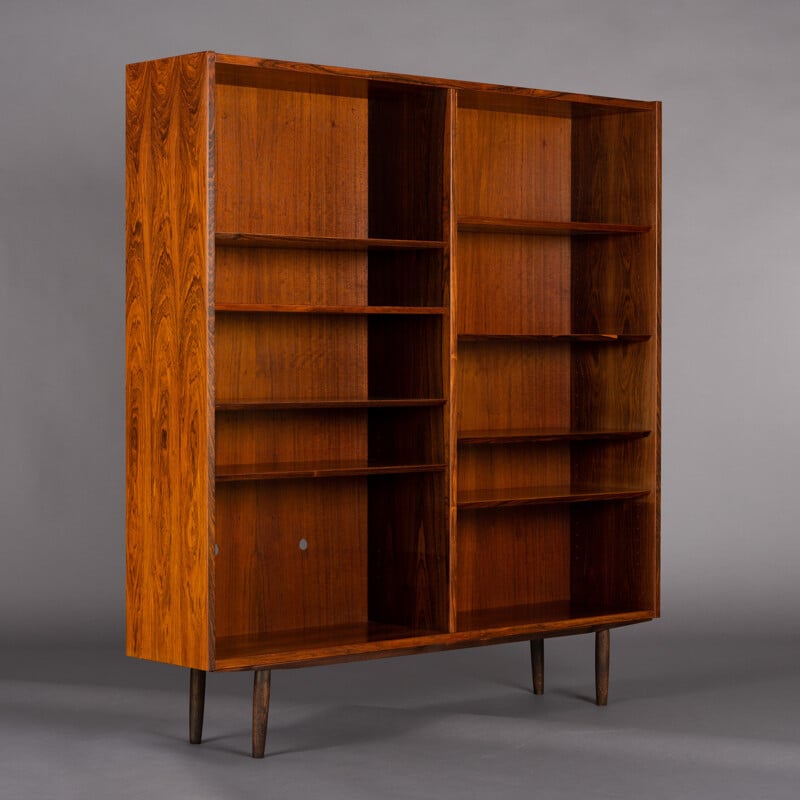 Vintage Bookcase in Rosewood by Poul Hundevad for Hundevad & Co, Danish, 1960s