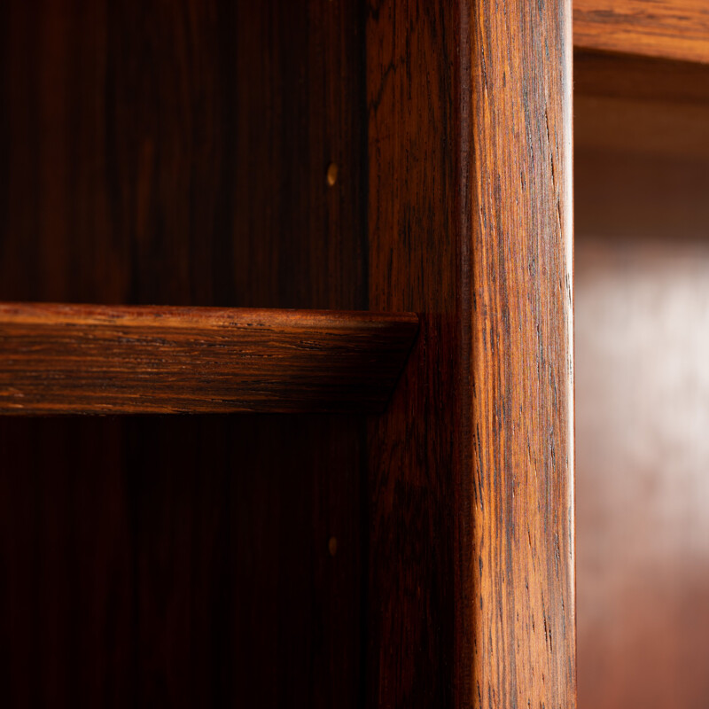 Vintage Bookcase in Rosewood by Poul Hundevad for Hundevad & Co, Danish, 1960s