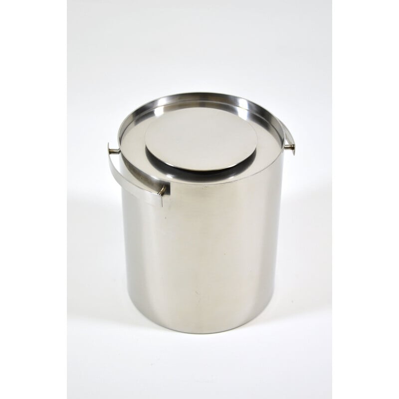 Vintage Ice Bucket Cylinda by Arne Jacobsen for Stelton, Danish, 1967