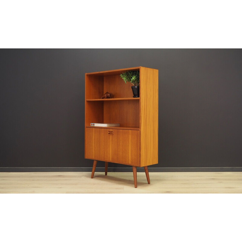 Vintage teak bookcase danish design