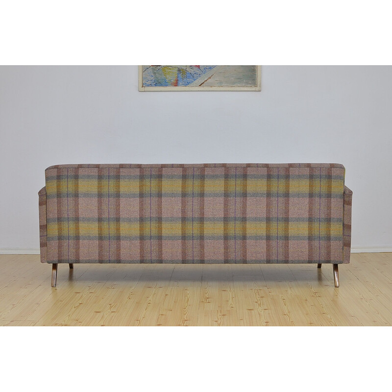 Vintage Danish sofa wool covered