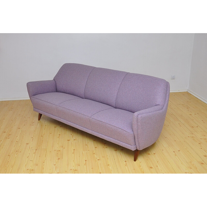 Vintage sofa in wool 1950