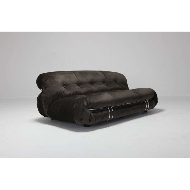 Vintage Soriana 2-seat sofa by Afra and Tobia Scarpa for Cassina