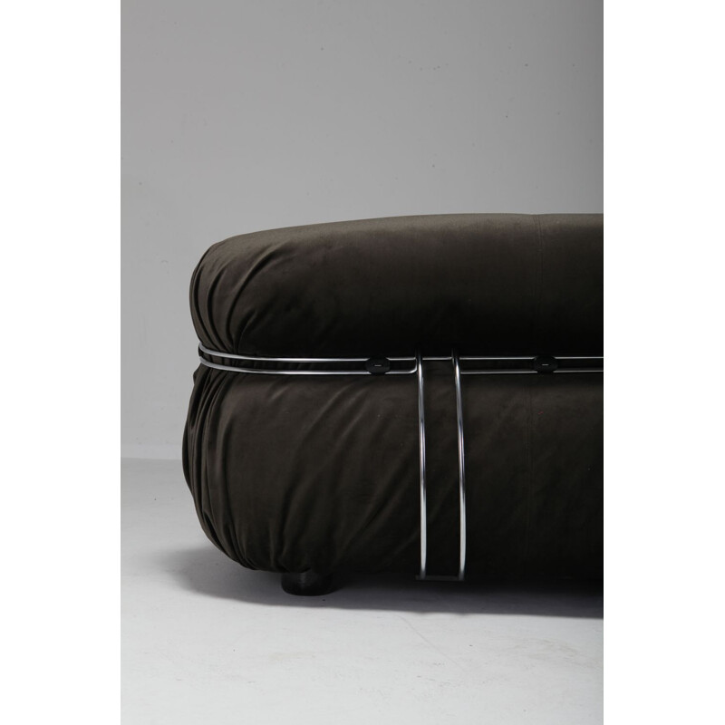 Vintage Soriana 2-seat sofa by Afra and Tobia Scarpa for Cassina