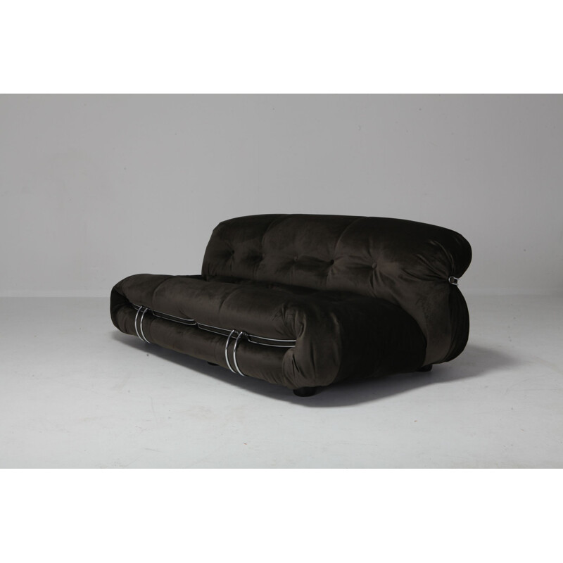 Vintage Soriana 2-seat sofa by Afra and Tobia Scarpa for Cassina