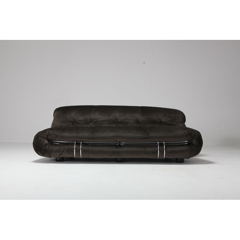 Vintage Soriana 2-seat sofa by Afra and Tobia Scarpa for Cassina