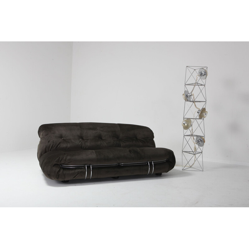 Vintage Soriana 2-seat sofa by Afra and Tobia Scarpa for Cassina