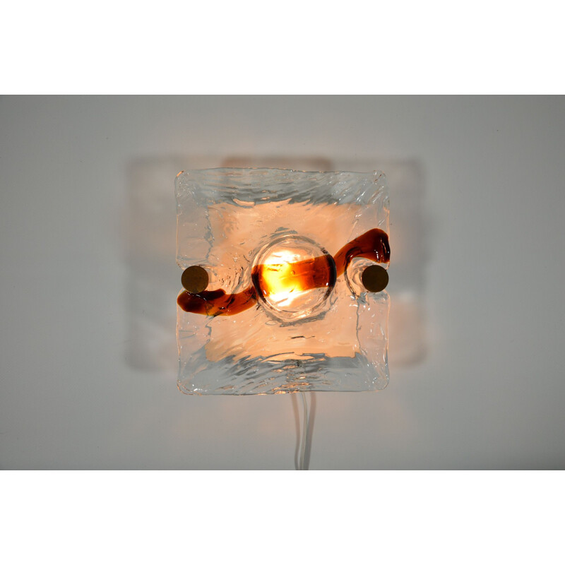 Vintage wall lamp by Toni Zuccheri for Venini