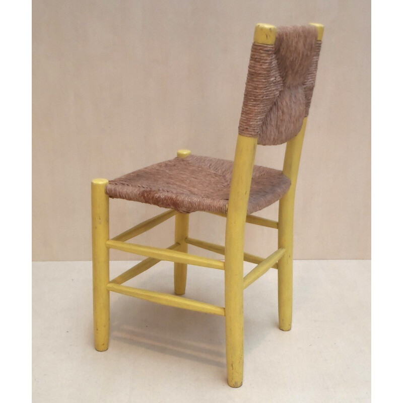 Paire de chaises à repas, Charlotte PERRIAND - années 50