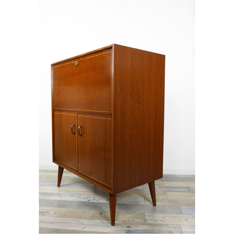 Vintage wooden secretary from the 50s by Multilux